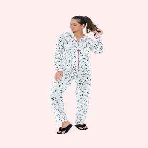 Imagem de Pijama Longo Branco e Rosa Estampa Urso, Camisa Com Botão Manga Longa e Calça